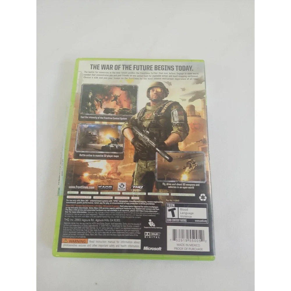 Frontlines Fuel of War - Microsoft Xbox 360
